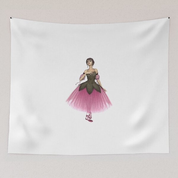 Item preview, Pink Flower Ballerina in Romantic Tutu designed and sold by algoldesigns.