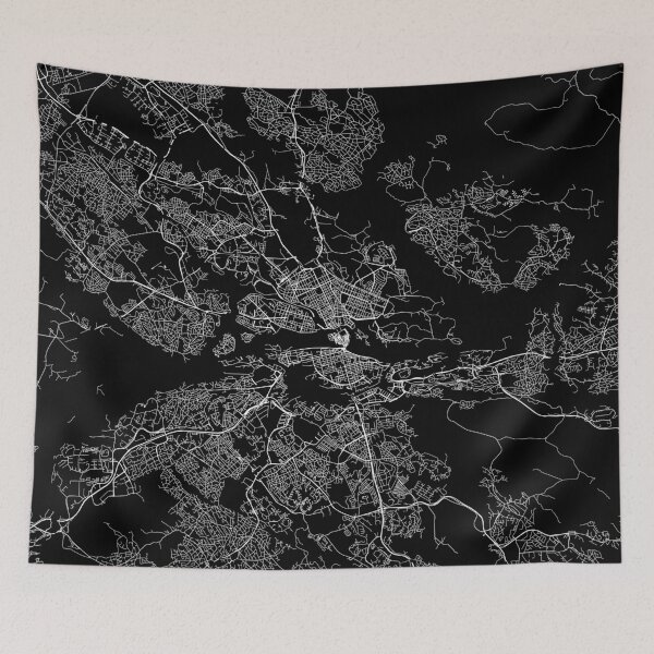Item preview, Stockholm map sweden designed and sold by linelinelines.