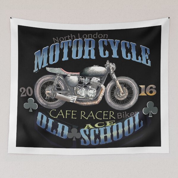 Item preview, Motorcycle Cafe Racer  T Shirt designed and sold by JohnLowerson.