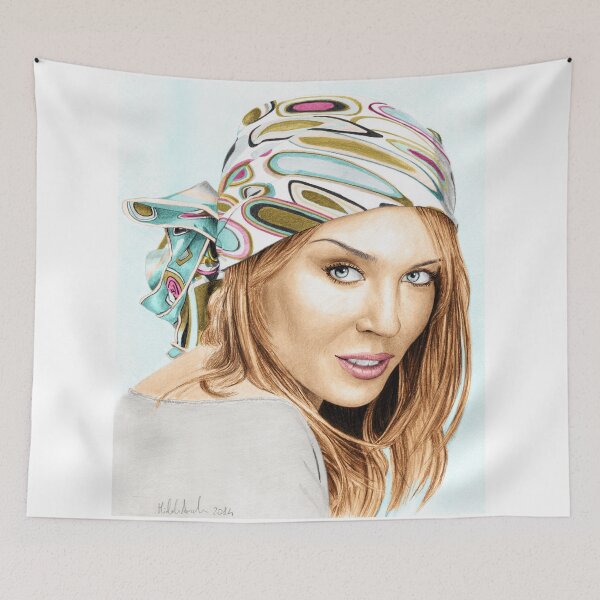 Item preview, Kylie Minogue - bandana/kerchief (color version) designed and sold by micheleamadesi.