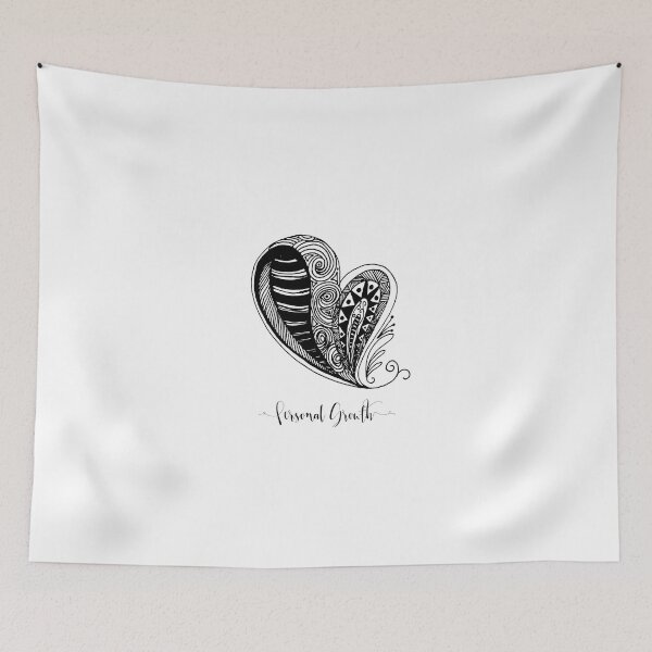 Item preview, Personal Growth Heart Affirmation designed and sold by Franchesca Cox.
