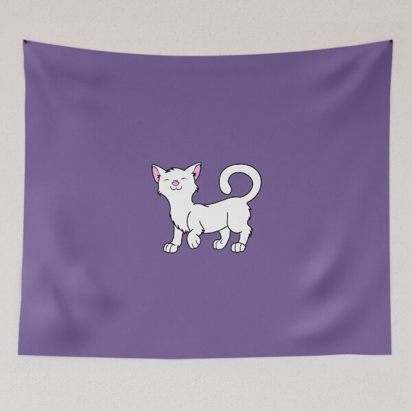 Item preview, Happy White Kitten designed and sold by Grifynne.