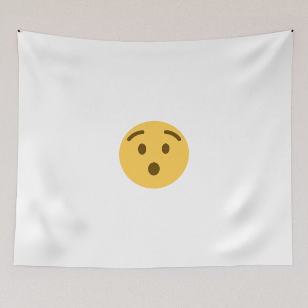 Item preview, Hushed face emoji designed and sold by Winkham.
