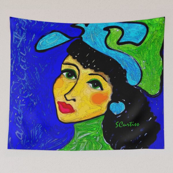 Item preview, Green Eyed Lady designed and sold by Sarah Curtiss.