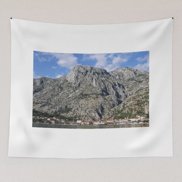 Item preview, Kotor town cityscape Montenegro summer season designed and sold by goceris.