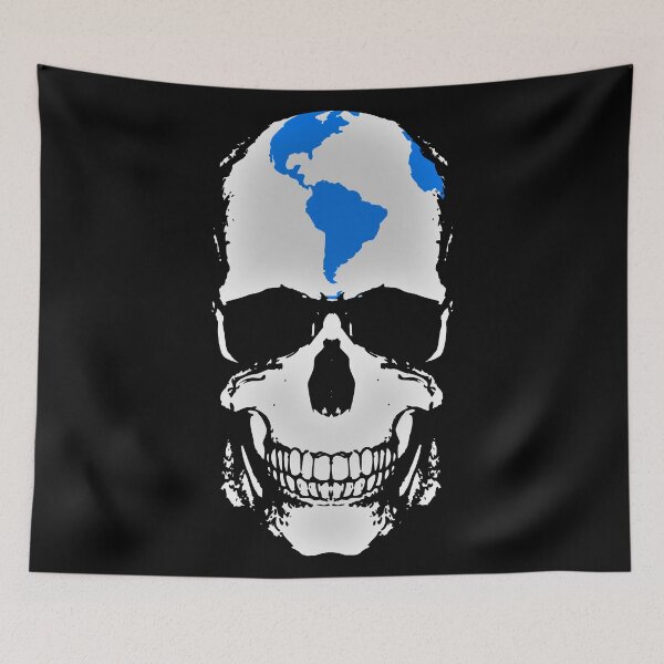 Item preview, Globe Skull designed and sold by MikeTheGinger94.