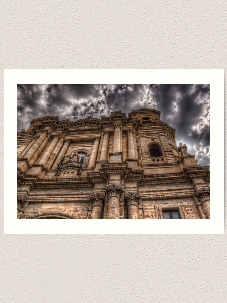 Alternate view of La chiesa di San Francesco - Catania Art Print