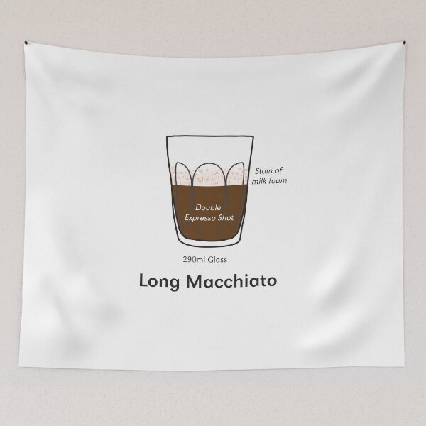 Item preview, Coffee Addict, Long Macchiato, no background designed and sold by georgianaarcher.