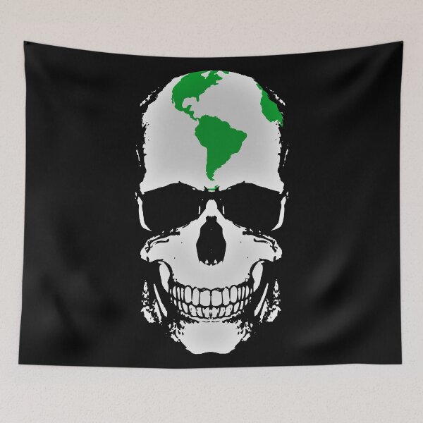Item preview, Globe Skull designed and sold by MikeTheGinger94.