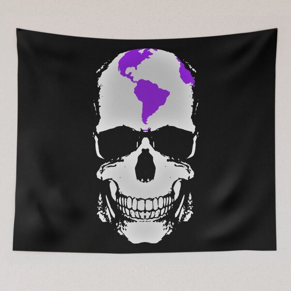 Item preview, Globe Skull designed and sold by MikeTheGinger94.
