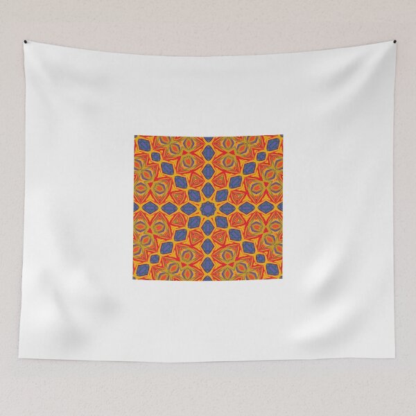 Item preview, Orange And Blue Pattern designed and sold by Phil Perkins.
