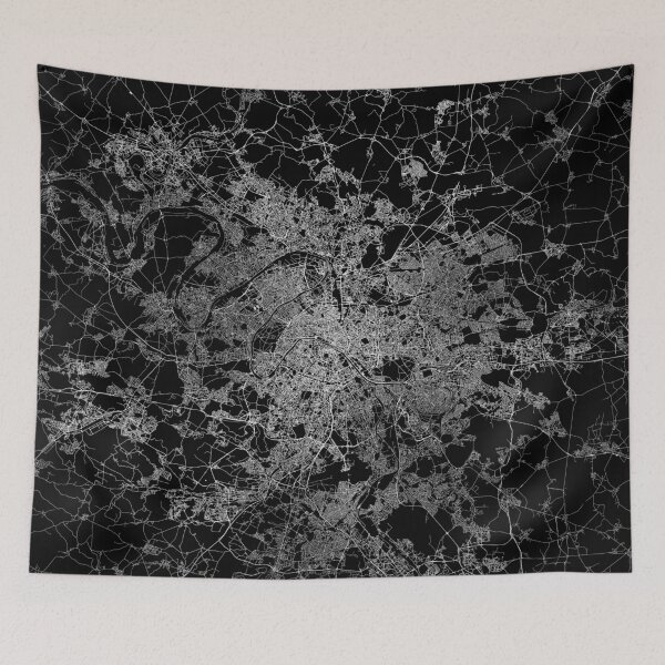 Item preview, Paris map France designed and sold by linelinelines.