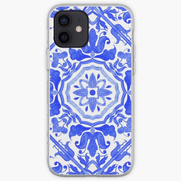 Carreaux d'azulejo portugais. Coque souple iPhone