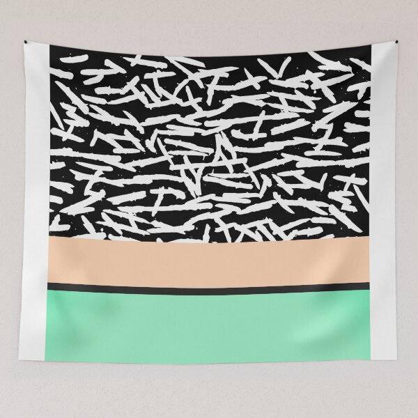 Item preview, Simple Abstract Mint, Orange, & Brushstrokes designed and sold by Blkstrawberry.