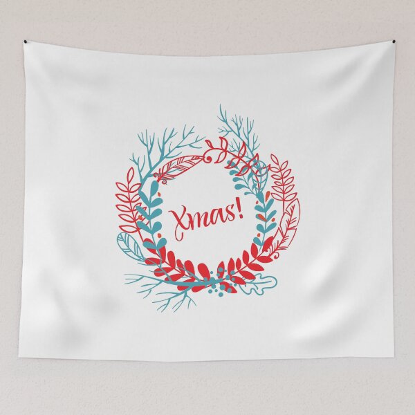 Item preview, Christmas wreath drawn. designed and sold by Olga Matskevich.