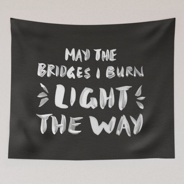 Item preview, Burned Bridges – Black & White designed and sold by Cat Coquillette.