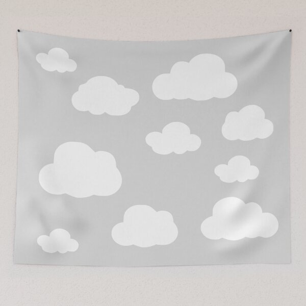 Item preview, Little Grey Clouds designed and sold by ZooStreet.