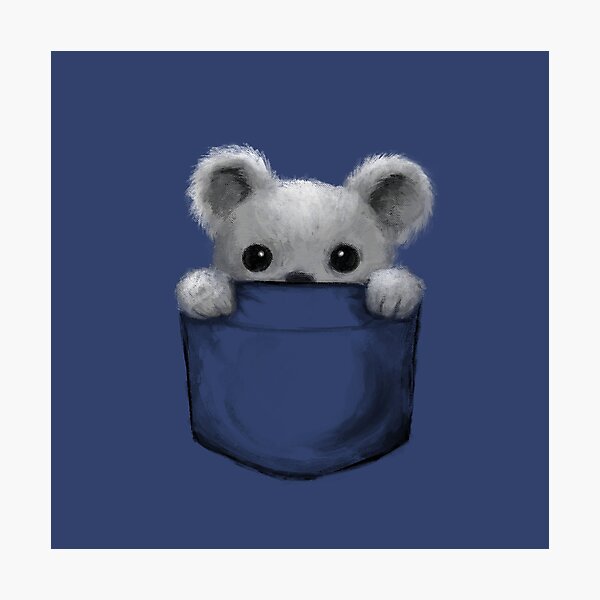 Item preview, Little Koala in a Pocket designed and sold by CrumblinCookie.