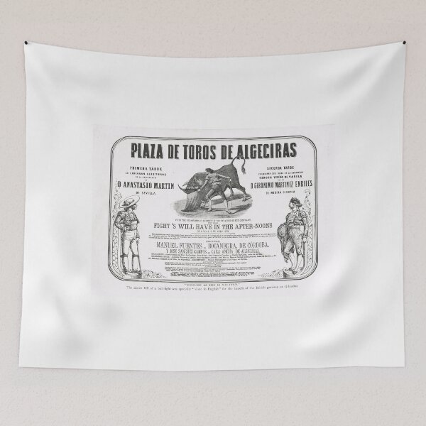 Item preview, Poorly translated Bull fight Bill 1873 designed and sold by artfromthepast.