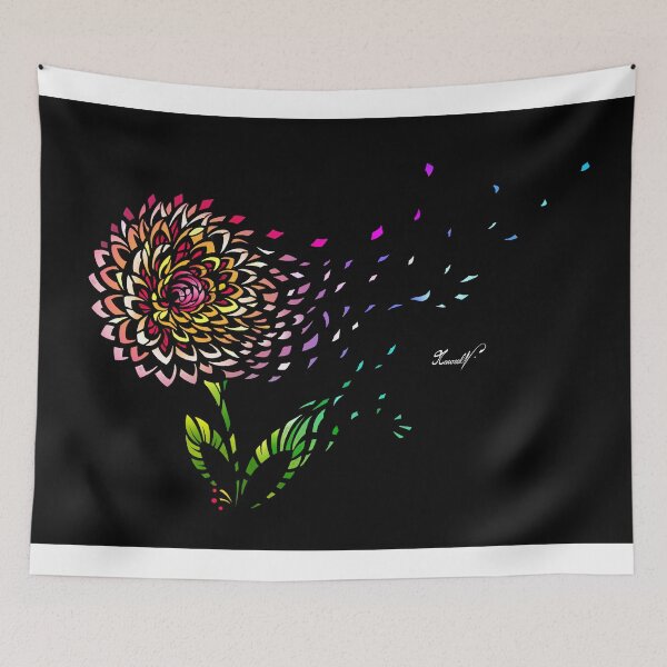 Item preview, Flower in the wind designed and sold by Nicolas Maurel Art.