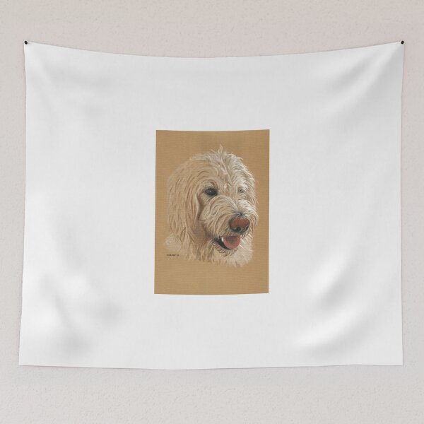 Item preview, Bailey the golden doodle designed and sold by micheleashby.