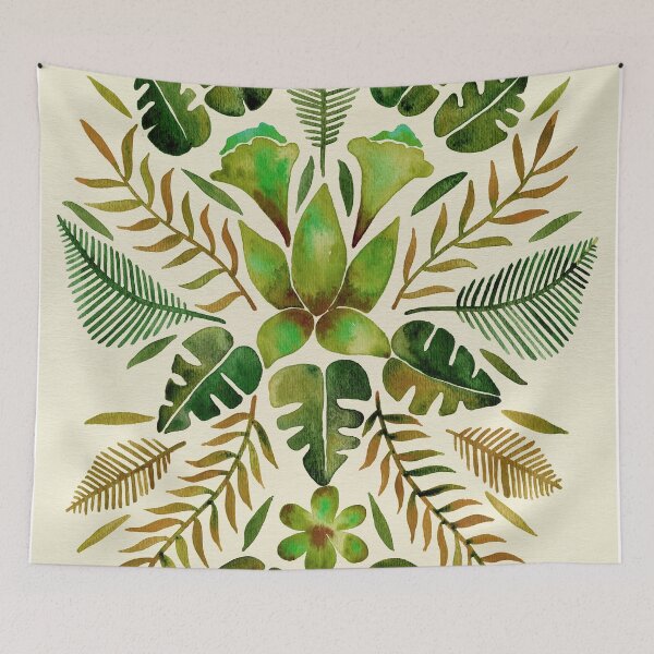 Item preview, Tropical Symmetry – Olive Green designed and sold by Cat Coquillette.