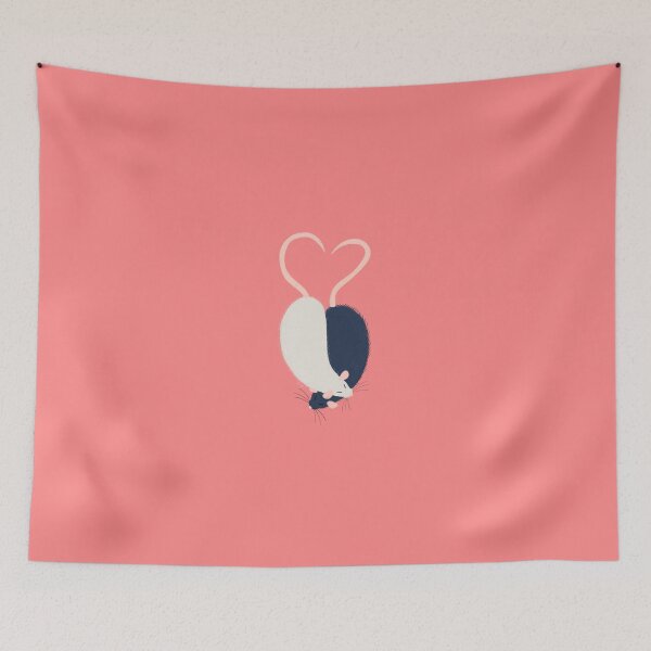 Item preview, Ratty Love - Heart tails designed and sold by Sydney Newman.