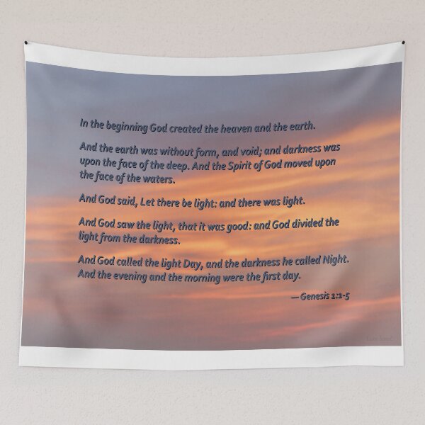 Item preview, Genesis 1 1-5 In the Beginning designed and sold by Susan Savad.