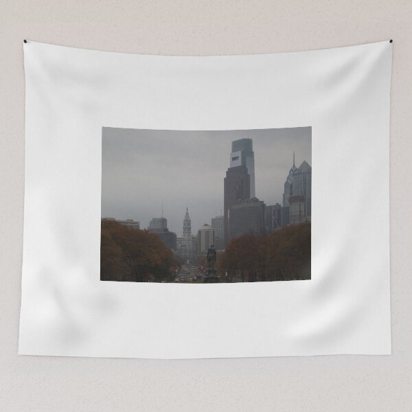 Item preview, View of Benjamin Franklin Parkway, Philadelphia Skyline, Philadelphia, Pennsylvania designed and sold by lenspiro.