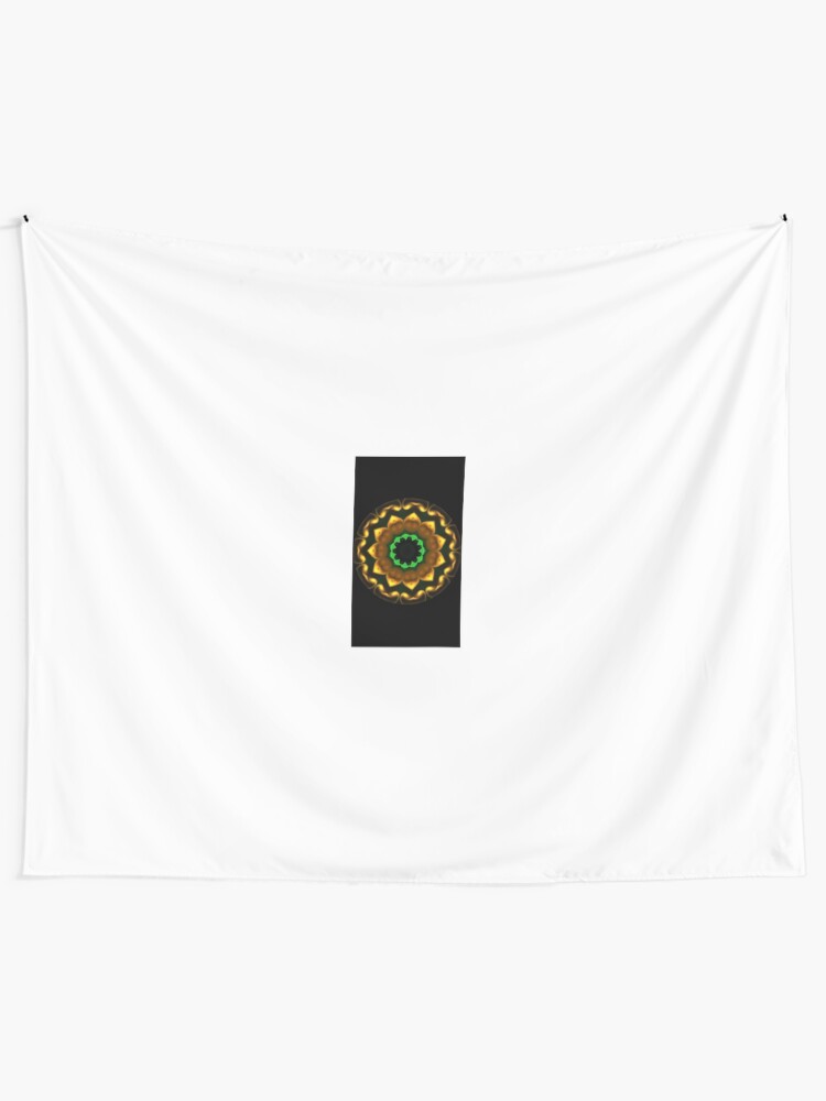 Alternate view of mandala #6 Tapestry