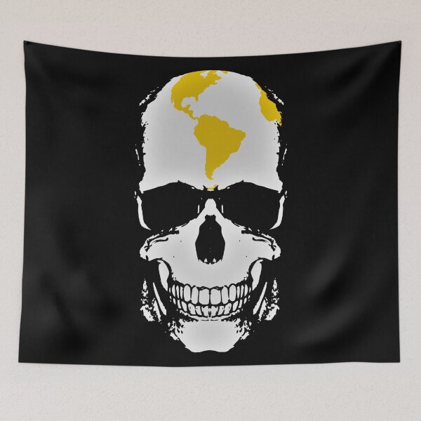 Item preview, Globe Skull designed and sold by MikeTheGinger94.