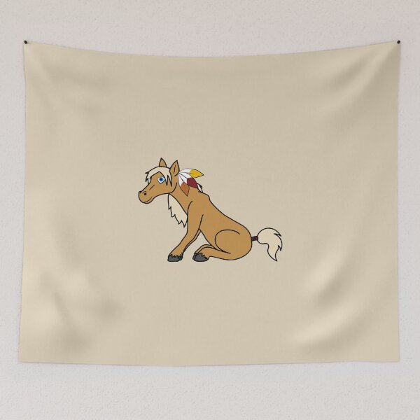Item preview, Thanksgiving Palomino Horse with Turkey Feathers designed and sold by Grifynne.
