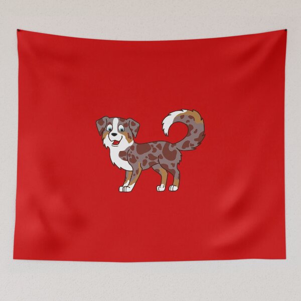 Item preview, Red Merle Australian Shepherd designed and sold by Grifynne.