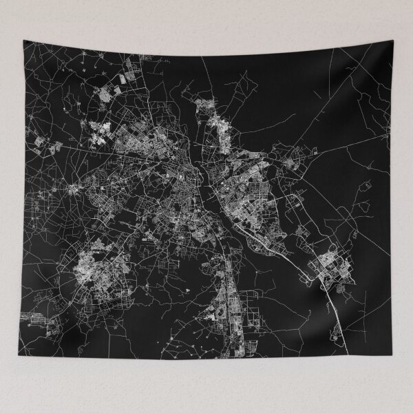 Item preview, New Delhi map India designed and sold by linelinelines.