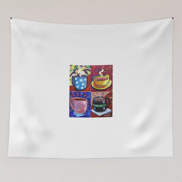 Item preview, '4 Coffee Cups' designed and sold by Jerry Kirk.