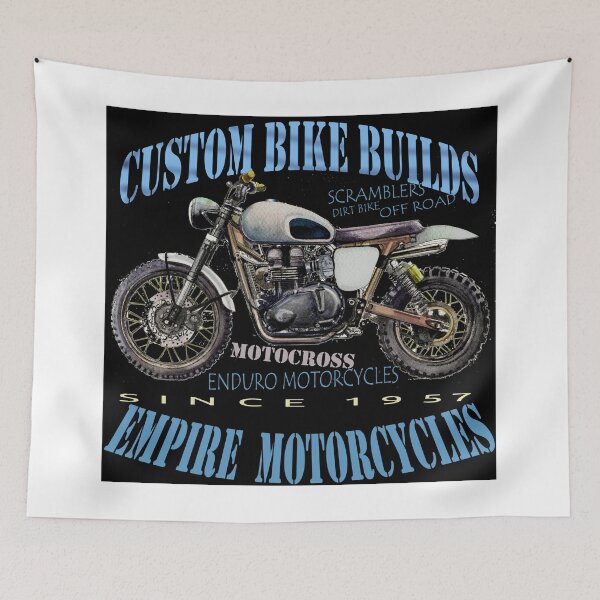 Item preview, MOTORCYCLE SCRAMBLER T SHIRT DESIGN designed and sold by JohnLowerson.