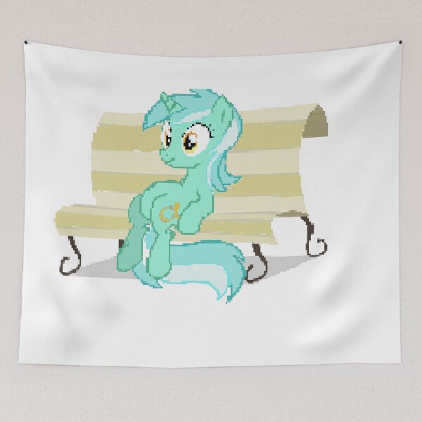 Item preview, Lyra Sitting Pixel My Little Pony Brony Pegasister designed and sold by FlutterMuffins.