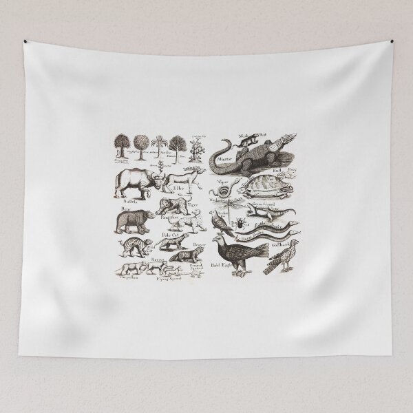 Item preview, Medieval Animals Chart designed and sold by Vintage Designs +.