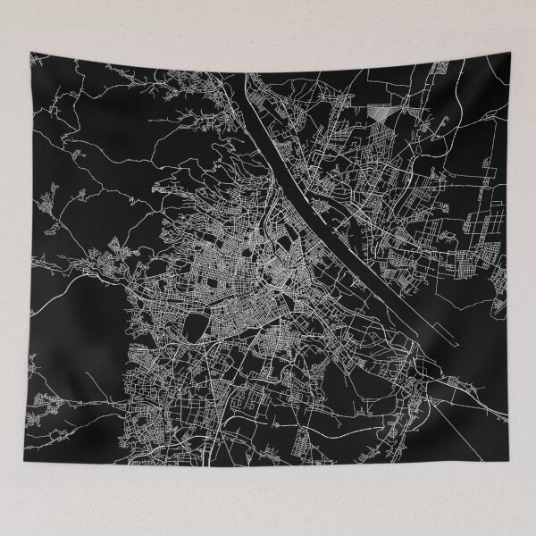 Item preview, Vienna map Austria designed and sold by linelinelines.