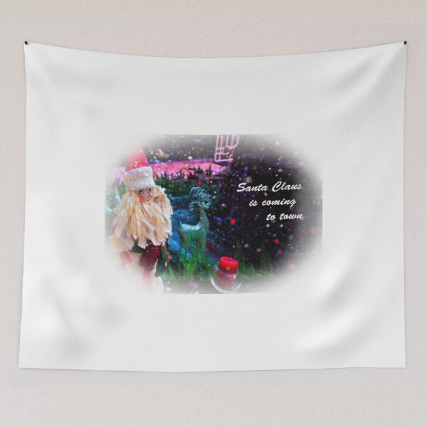 Item preview, Christmas Card - Santa Claus Is Coming To Town designed and sold by alabca.