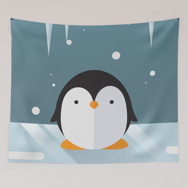 Item preview, Penguin in the Snow designed and sold by Oinkasaurus.