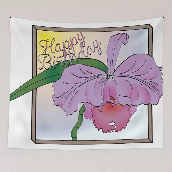 Item preview, Birthday Orchid designed and sold by OrangeEden.