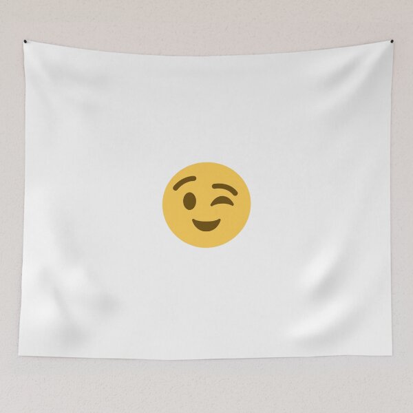Item preview, Winking face Emoji designed and sold by Winkham.