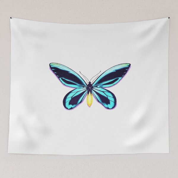 Item preview, Queen Alexandra's Birdwing Butterfly Teal designed and sold by Vicky Pratt.