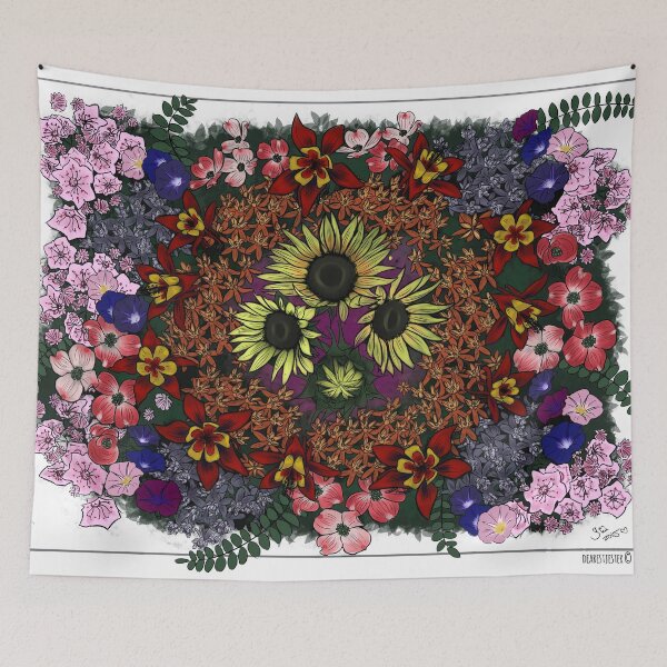 Item preview, Flower Collage designed and sold by dearestjester.