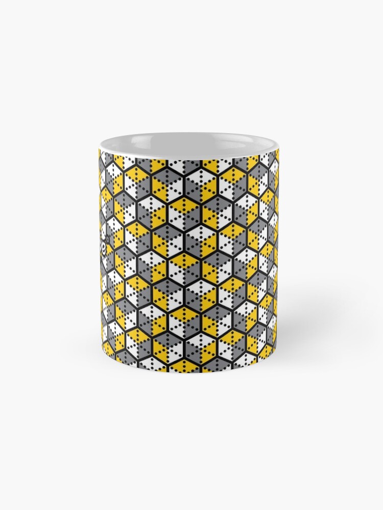Alternate view of Geometric Cubes Mug