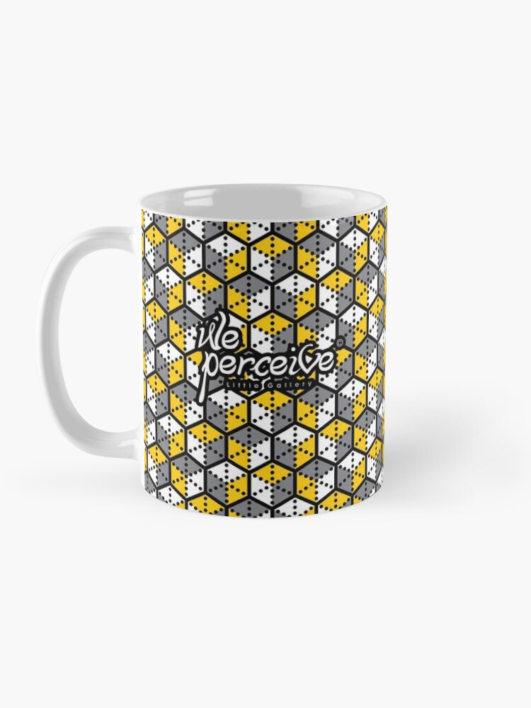 Alternate view of Geometric Cubes Mug