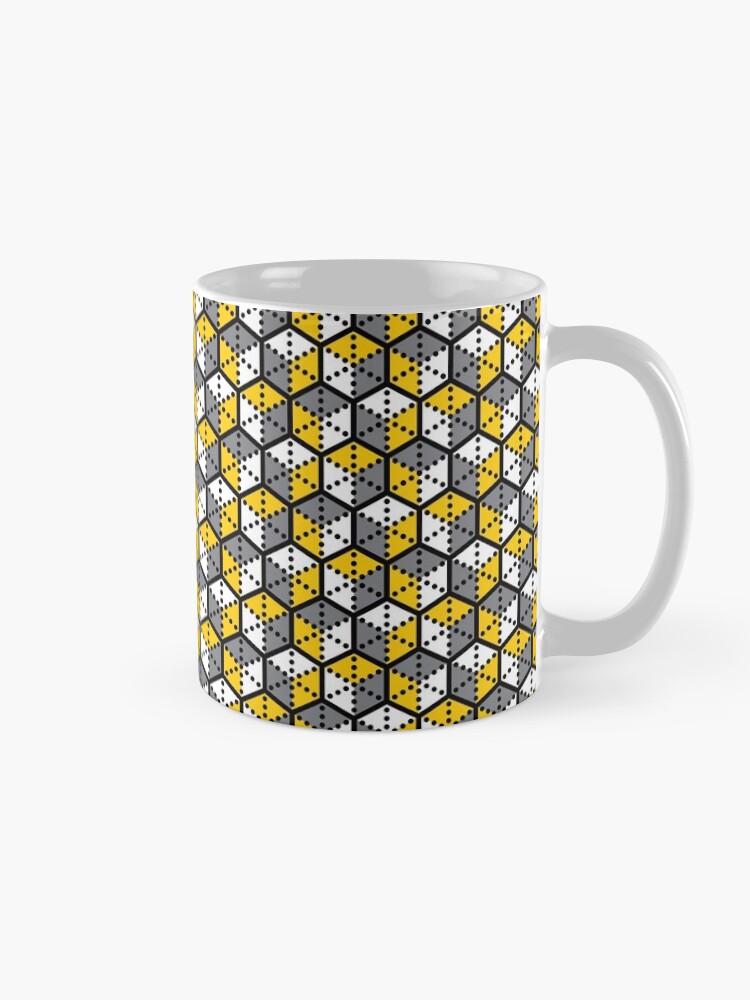 Alternate view of Geometric Cubes Mug