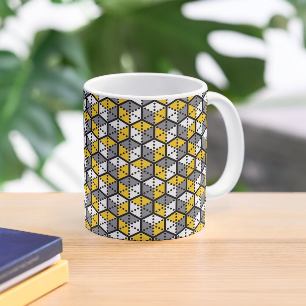 Geometric Cubes Mug