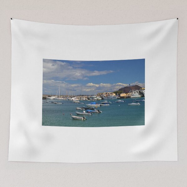 Item preview, Boats at Corralejo Fuerteventure   designed and sold by lynn carter.